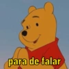 para de falar