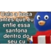 Cala a boca antes que eu enfie essa sanfona dentro do seu cu