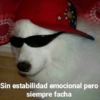 Sin estabilidad emocional pero
siempre facha