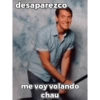 desaparezco
me voy volando
chau
