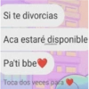 Si te divorcias
00
Aca estaré disponible
Pa'ti bbe
Toca dos veces para