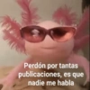 Perdón por tantas
publicaciones, es que
nadie me habla