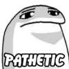 PATHETIC
CHARITY STYCKERS