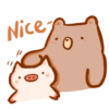Little bear and pig 17