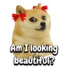 Am I looking
beautiful?