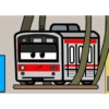 Cartoon krl commuterline 5