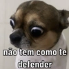 não tem como te
defender