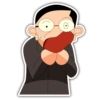 Stickers Asistente (Yes man) 9