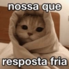 nossa que resposta fria