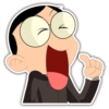 Stickers Asistente (Yes man) 28