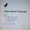 En Anda mleyot? Saya juga. Tips: ● Tarik nafas, minum • Liat fotonya lagi • Mleyot lagi. MENTAL YUPI_DETECTED