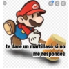 te dare un martillaso si no me respondes