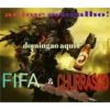 a ime
alho!
domingao aquité
FIFA & CHURRASCO
