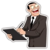 Stickers Asistente (Yes man) 29