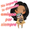 No importa
la distancia
amigas
por
siempre