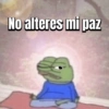 No alteres mi paz