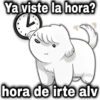 Ya viste la hora? geysioy hora de irte alv