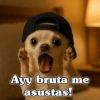 Ayy bruta me asustas!