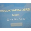COCUK YAPMA DERSİ Müzik 13.50-14.20