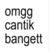 omgg cantik bangett