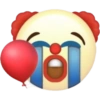 Badut emoji iphone 10