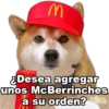 ¿Desea agregar unos McBerrinches a su orden? 3