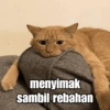 menyimak sambil rebahan