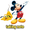 taking note