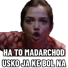 HA TO MADARCHOD USKO JA KE BOL NA