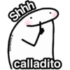 Shhh @paraguayita 01 calladito