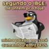 segundo o IBGE, de ontem pra hoje macintosh 1984 Daily Chill minha paixão por você aumentou em 2793%