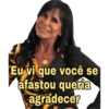Eu vi que você se afastou queria agradecer