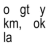 o gt y km, la ok