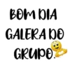 BOM DIA GALERA DO GRUPO.