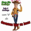 Bom dia docinho hoje é domingo com "d" de devemos biar na boca