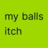 my balls itch