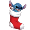 Stitch na meia de Natal