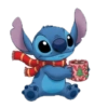 Stitch com chocolate quente