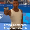$ 2024 PARIS 2024 2024 PARIS 202 P Arriba las manoss, Abajo los calzon3s