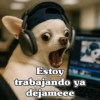 Estoy trabajando ya dejameee