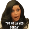 "YO NO LA VEO GORDA"