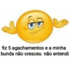 fiz 5 agachamentos e a minha bunda não cresceu não entendi