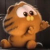 Garfield assustado