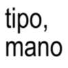 tipo, mano