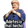 Adefesio mal hecho