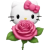 Gatinho com Rosa