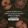 cuándo la gente de tu edad ya va por el segundo bebé y tú sigues intentando pagar la tarjeta