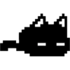 Gato Negro Pixel