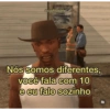 @cjofilosofo Nós somos diferentes, você fala com 10 e eu falo sozinho