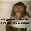 ser guapo cansa así q yo me voy a dormir